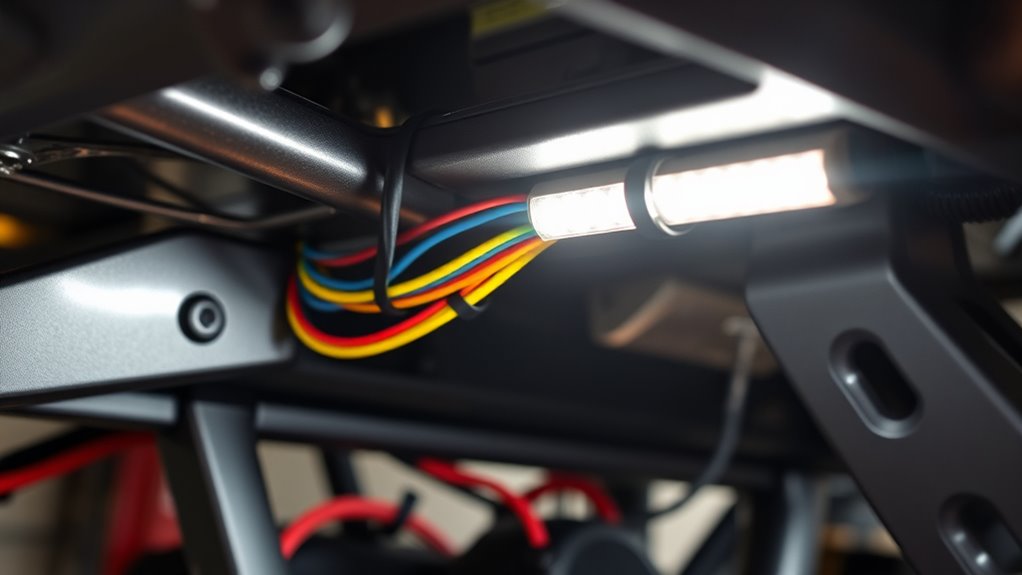 organized accessible wiring system