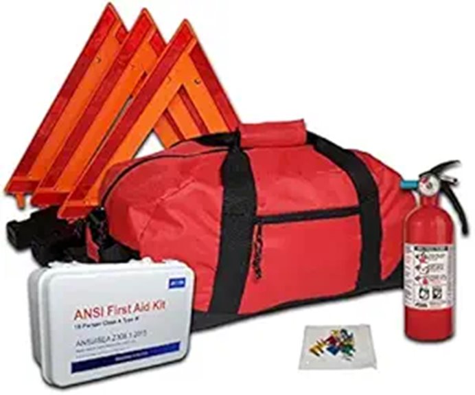 DOT OSHA Compliant Kit with 2lb 5BC Fire Extinguisher