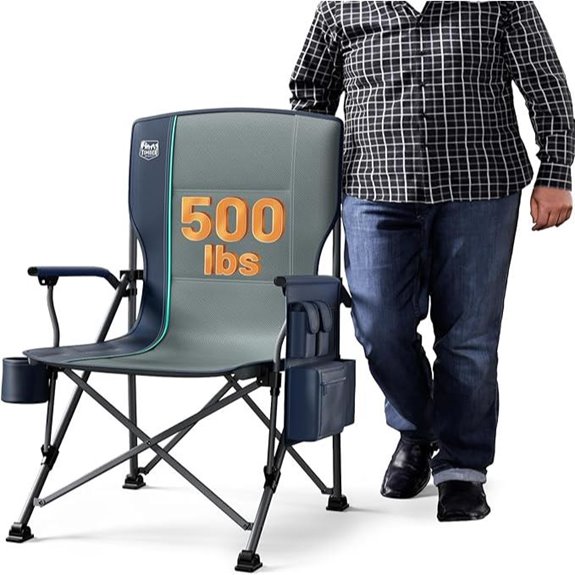 Timber Ridge Oversized Camping Chair with Cooler