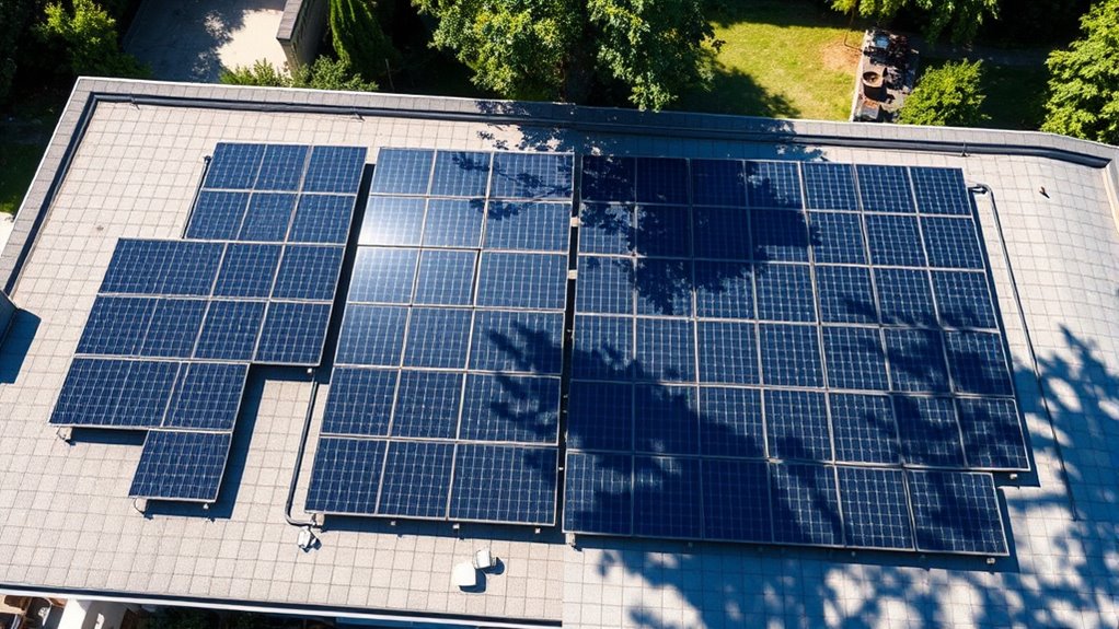 parallel wiring limits shading effects