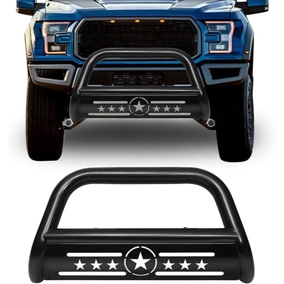 Bull Bar Pickup Truck Brush Guard with Skid Plate
