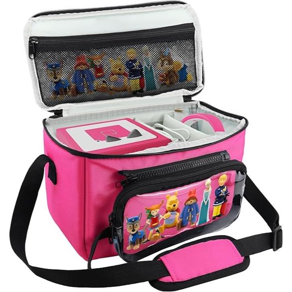 Toniebox & Yoto Carrying Case with Display (Pink)