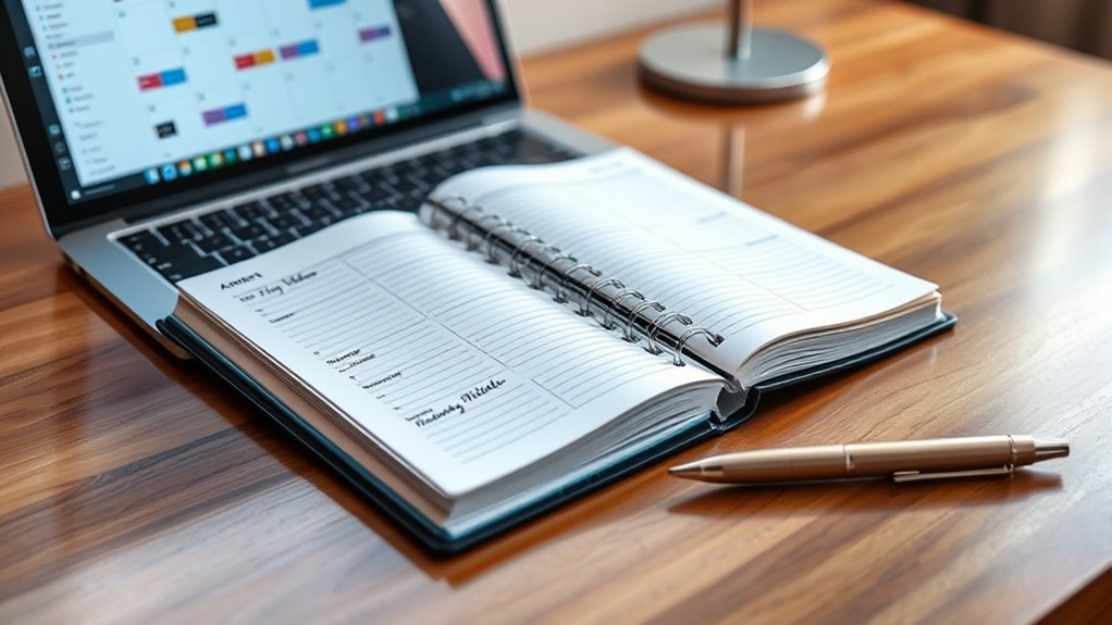 planner layout size features