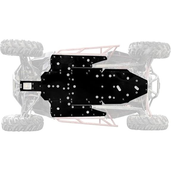SuperATV 1/2 ARMW Skid Plate for Polaris RZR
