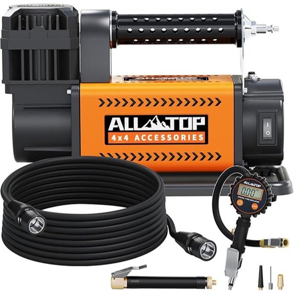 All-TOP 12V Portable Air Compressor with Digital Gauge