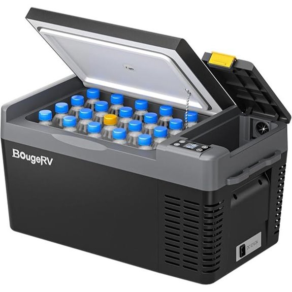 BougeRV 12V Portable Car Refrigerator and Cooler