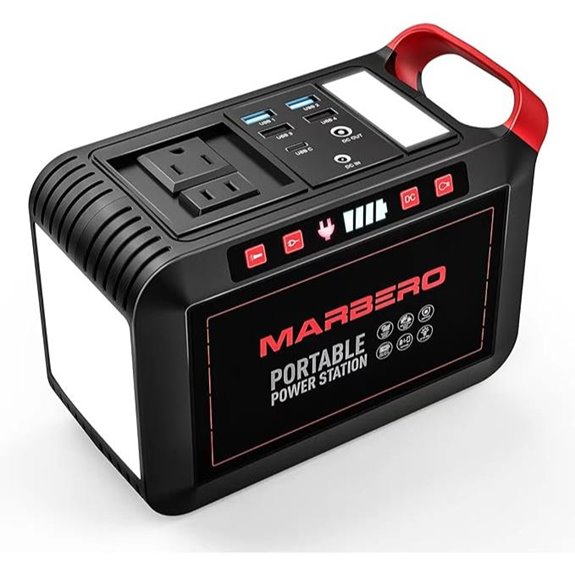 MARBERO 200W Portable Power Station with AC/DC/USB