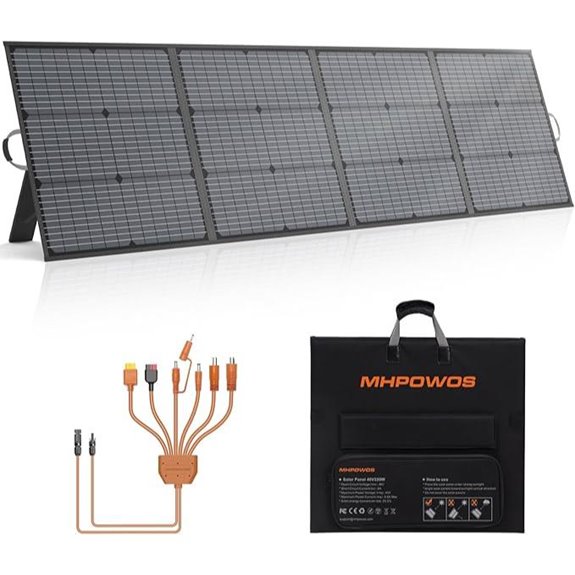 Portable 220W Foldable Monocrystalline Solar Panel