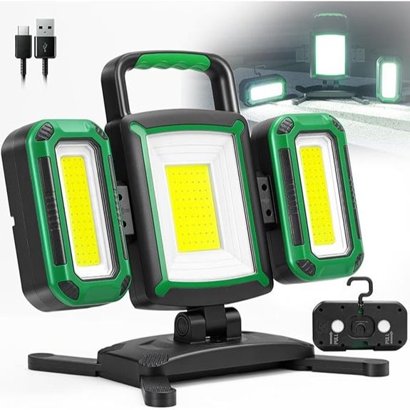 Rechargeable 50W LED Work Light with Floodlights