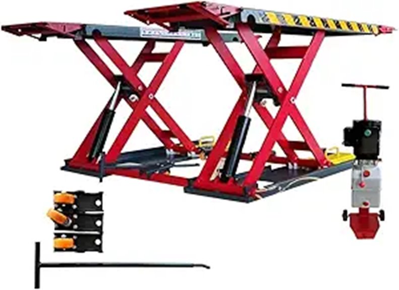 KT-X77 Portable Adjustable Car Scissor Lift