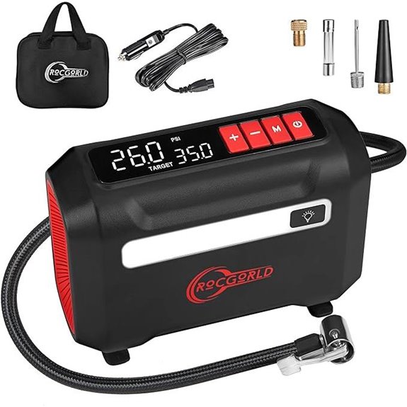 R8 Portable Air Compressor with Digital Screen