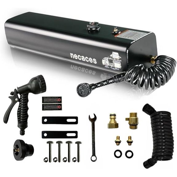 Portable Aluminum Water Tank with Shower Hose