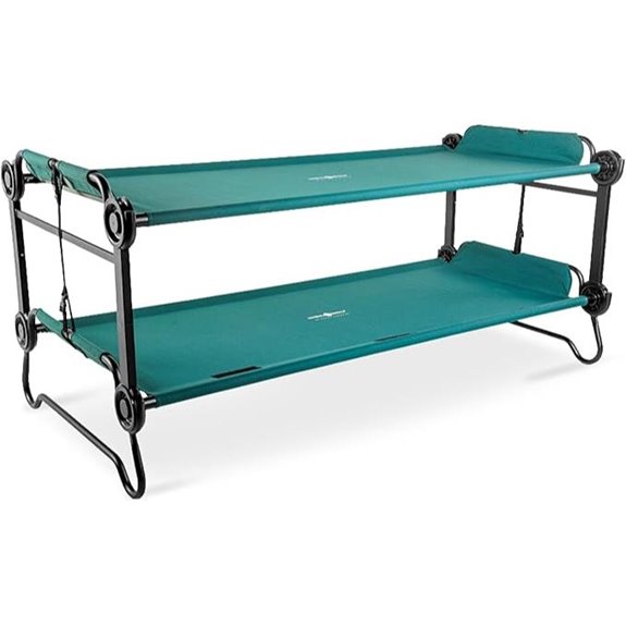Disc-O-Bed Large Portable Bunk Camping Cots