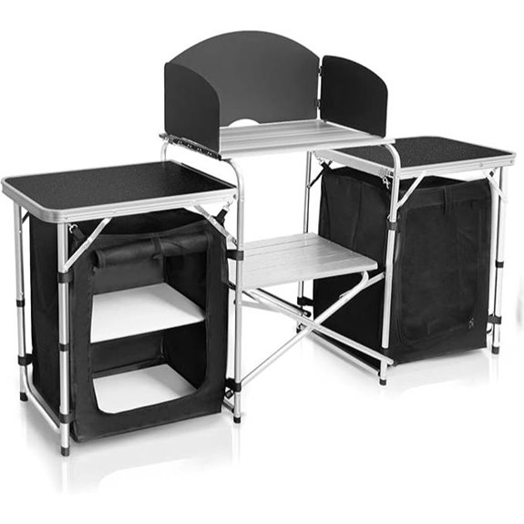 portable camping cooking table