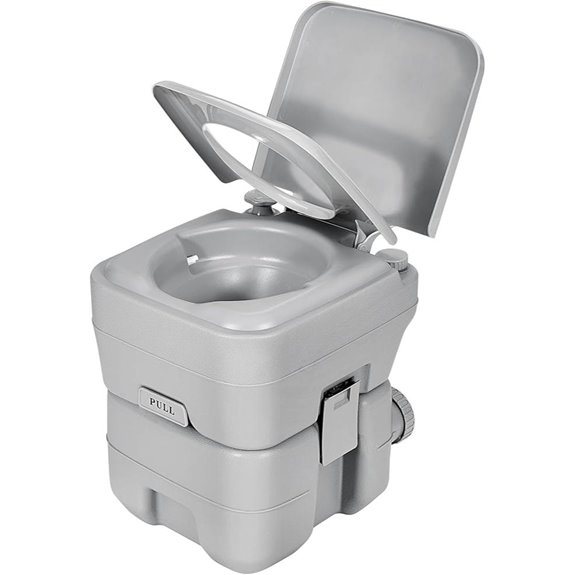 YITAMOTOR Portable Camping Toilet with Detachable Waste Tank