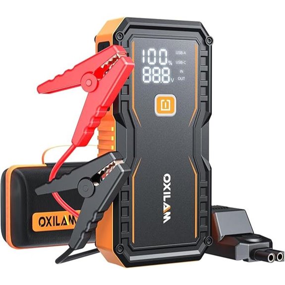 OXILAM 6000A Jump Starter with Power Bank