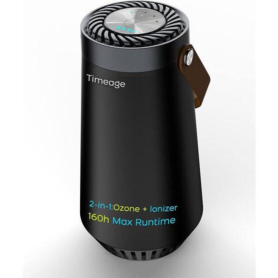 Portable Car Ozone Generator & Air Ionizer for Odor Removal