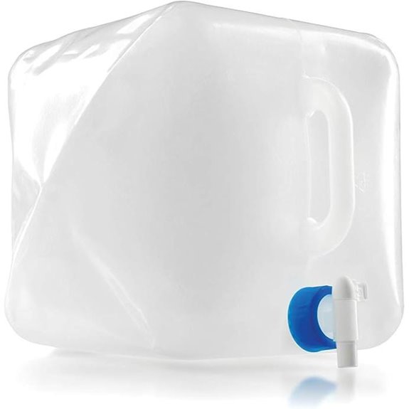portable collapsible water container