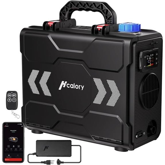 8KW Portable Diesel Air Heater with App Control