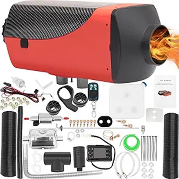 Portable 5KW 12V Diesel Heater with LCD & Remote