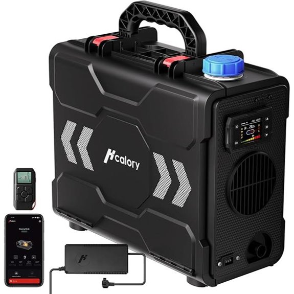 8KW Portable Diesel Heater with App Control