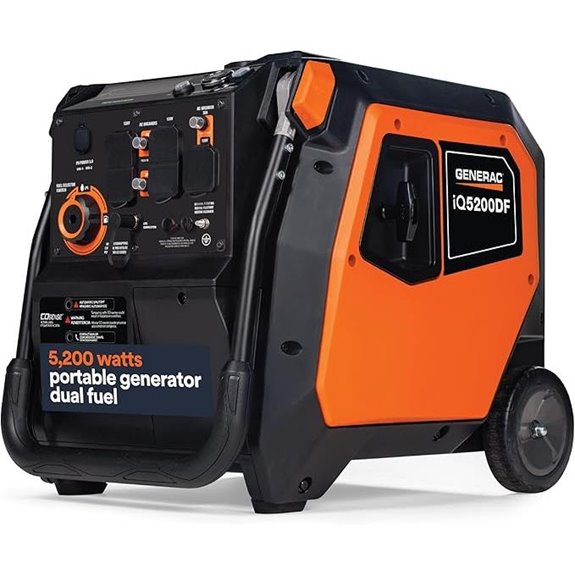 Generac 5,200W Dual-Fuel Portable Inverter Generator