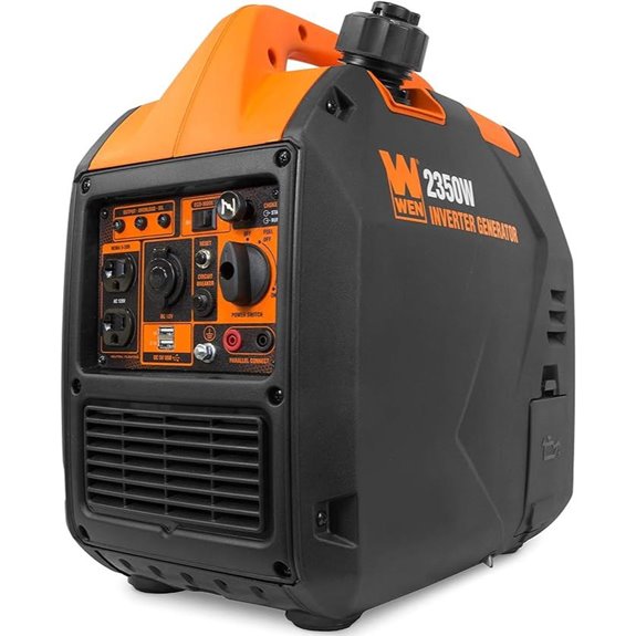 WEN 2350W Portable Inverter Generator with Fuel Shutoff