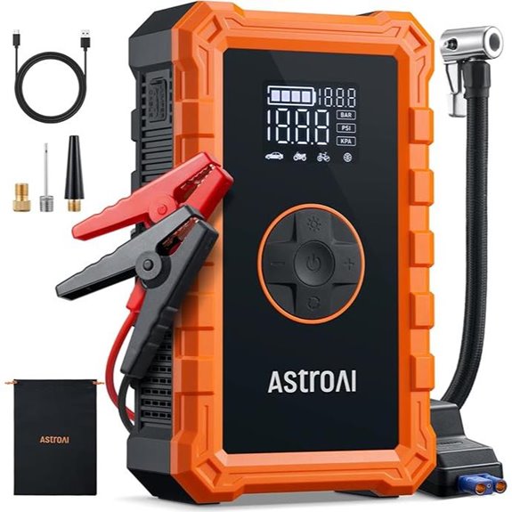 AstroAI S8 Jump Starter with Air Compressor