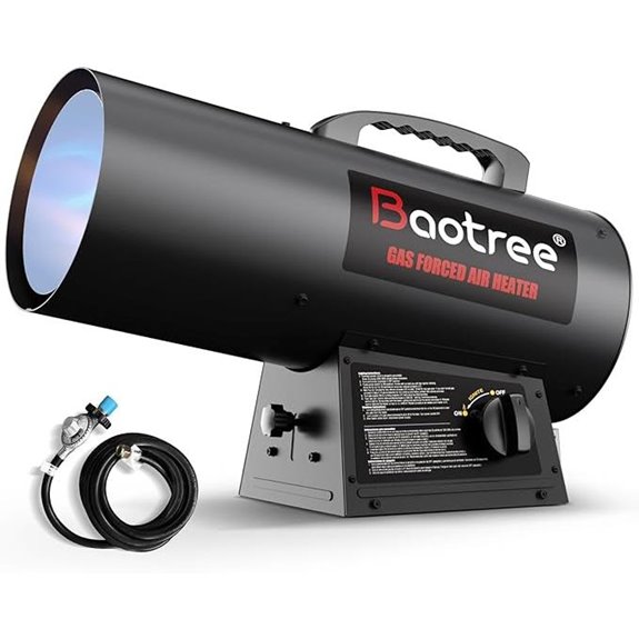 Portable Propane Space Heater with 10 ft Hose