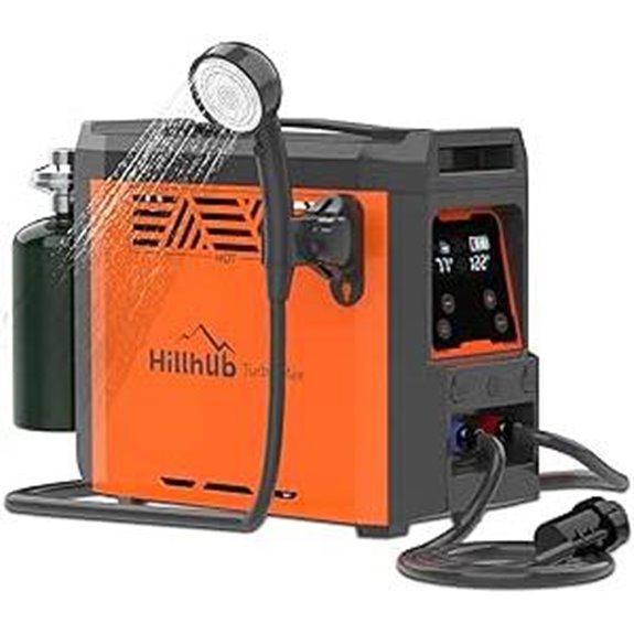 Hillhub Portable Propane Water Heater with Pump
