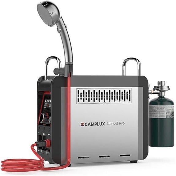 CAMPLUX Nano 3 Pro Portable Propane Water Heater