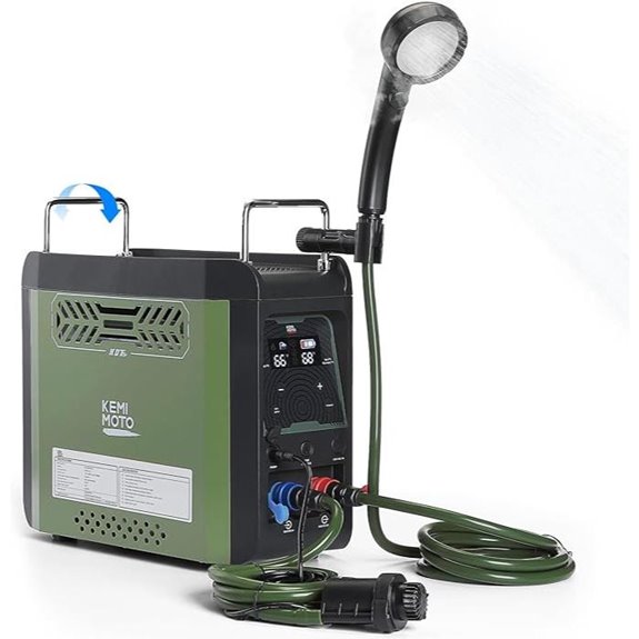 KEMIMOTO Portable Propane Water Heater with Pump