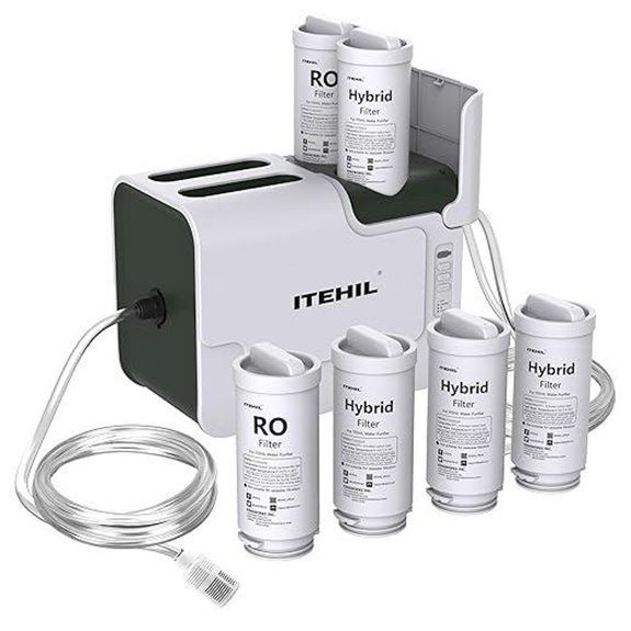 Portable Water Filter with RO & Hybrid Filters