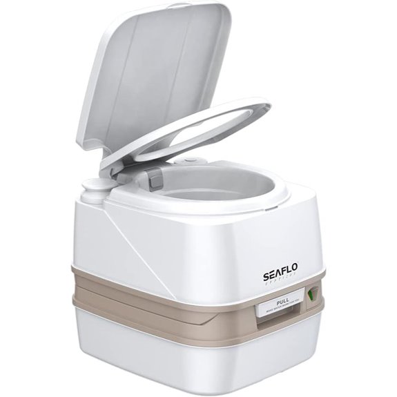 SEAFLO Portable RV Boat Camping Toilet (3.2 Gallon)