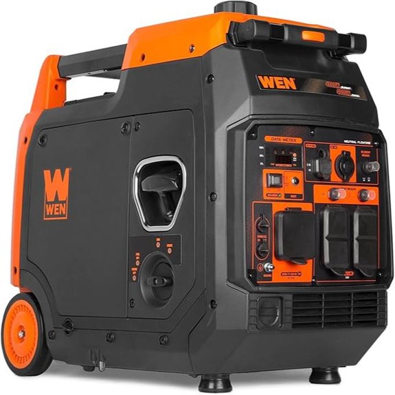 WEN 4800-Watt Portable RV Generator with Fuel Shut-Off