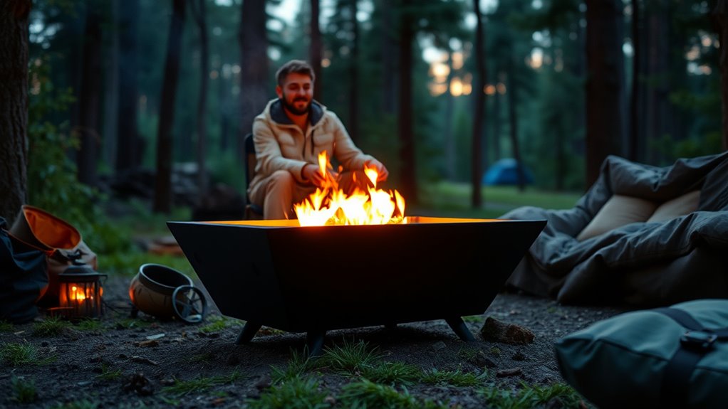 portable safe smokeless fire