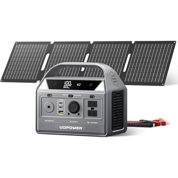 C400 Solar Generator Kit with Portable Power and Panel
