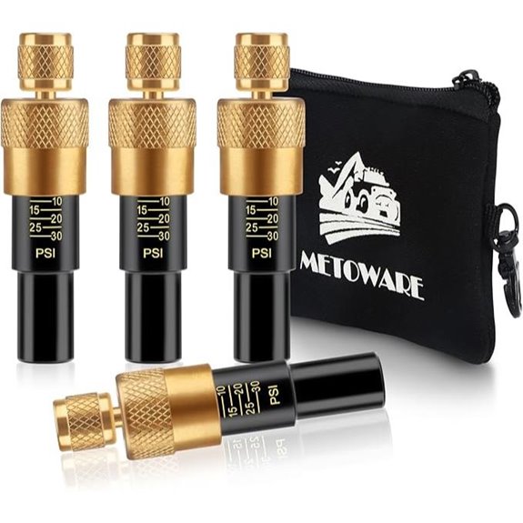 METOWARE Auto-Stop Tire Deflator Kit (4 pcs)