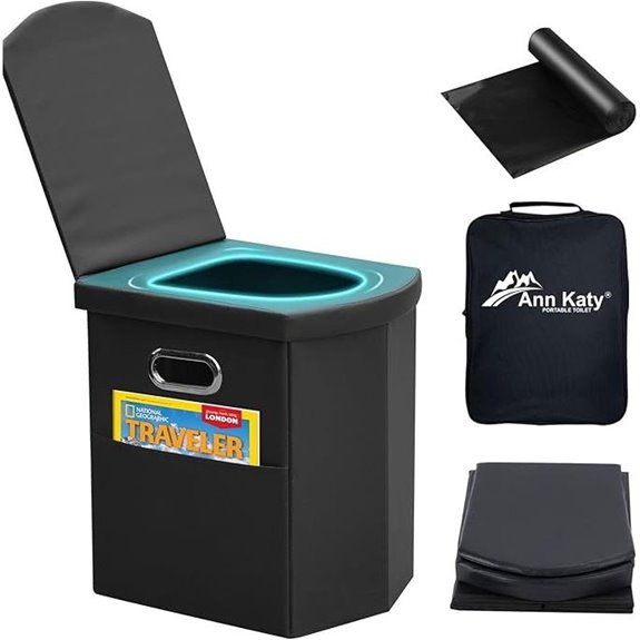 Upgrade XL Portable Toilet for Adults and Kids