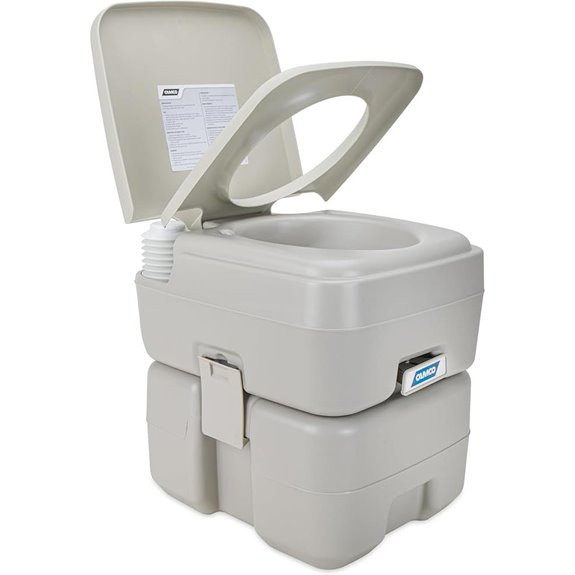 Camco 5.3-Gallon Portable Toilet with Carry Handle