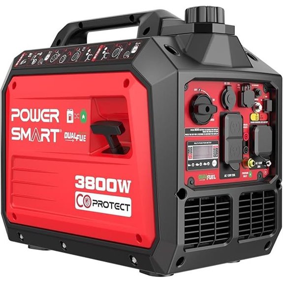 PowerSmart 3800W Dual Fuel Portable Inverter Generator