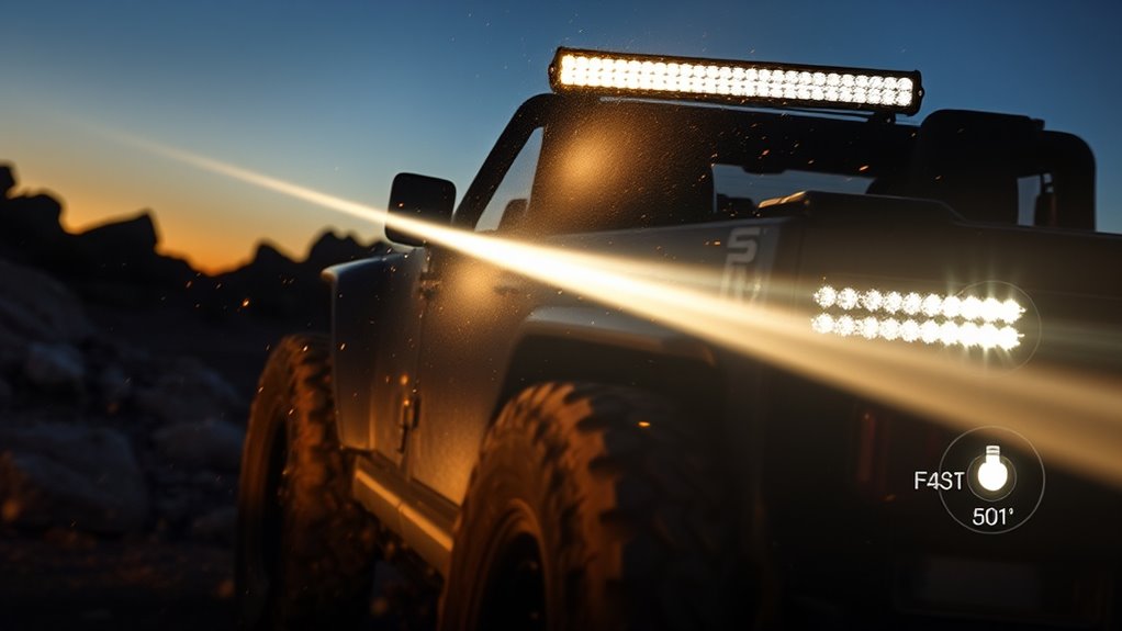 precise off road light calibration