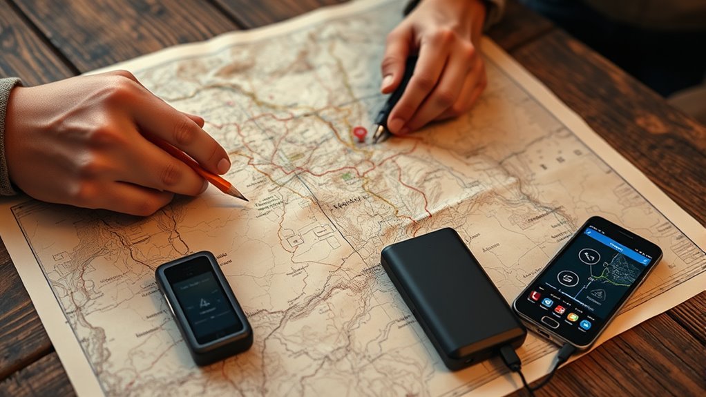 prepare devices for offline navigation