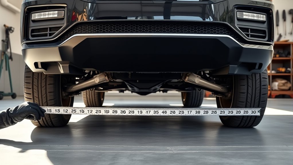 prepare vehicle for accurate measurement