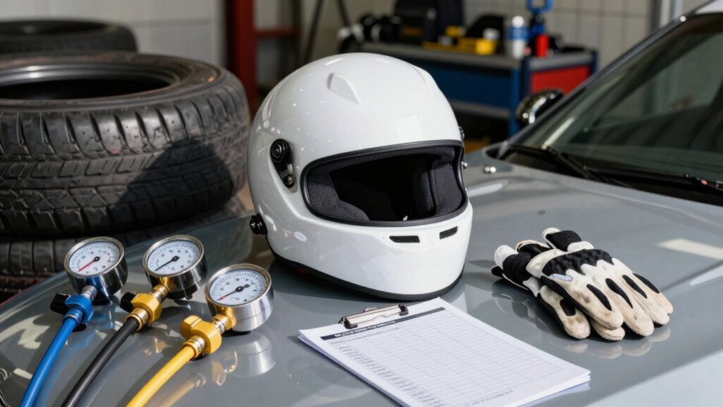 preparing for track day