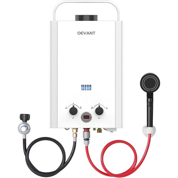 Propane Tankless Water Heater with Overheat Protection