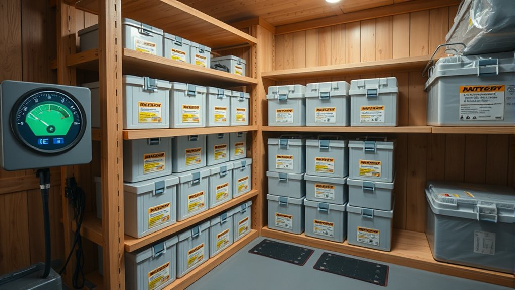 proper lithium battery storage