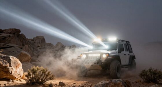 proper off road light aiming