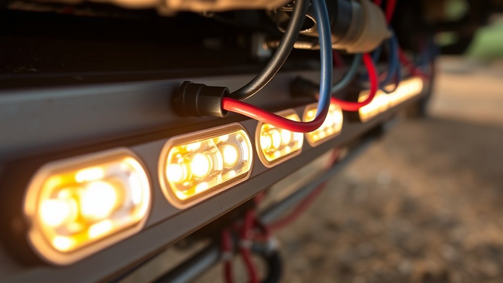 protect wiring with grommets