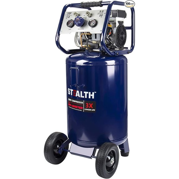 STEALTH 20 Gallon Ultra Quiet Air Compressor
